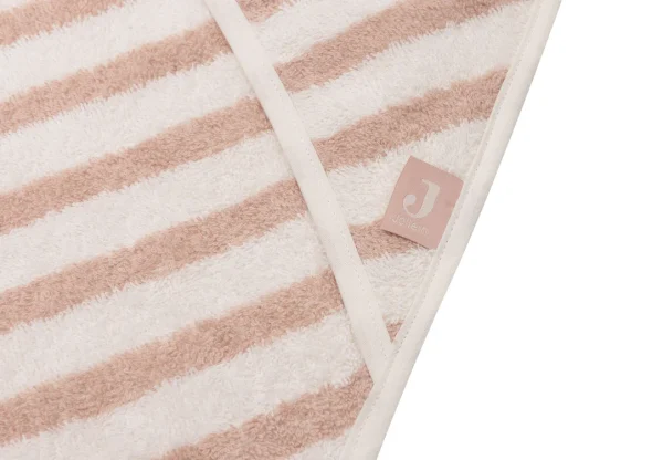 Cape de bain 75x75cm Stripe Terry Wild Rose - Jollein – Image 5