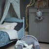 Fauteuil côtelé gris bleuet - avec nom brodé – Image 3