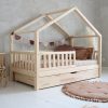 Maison de lit Yara avec tiroir de lit naturel - 90x190cm – Image 2
