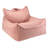 Fauteuil pouf rose goyave - WigiWama